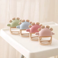 Baby Silicon Teether Toys Dinosaur Bracelet BPA Free Cute Cartoon Animal Silicone Teething Glove for Newborn Chew Teether Toys
