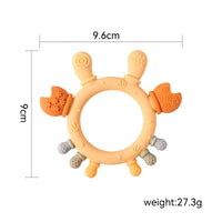Baby Silicon Teether Toys Dinosaur Bracelet BPA Free Cute Cartoon Animal Silicone Teething Glove for Newborn Chew Teether Toys