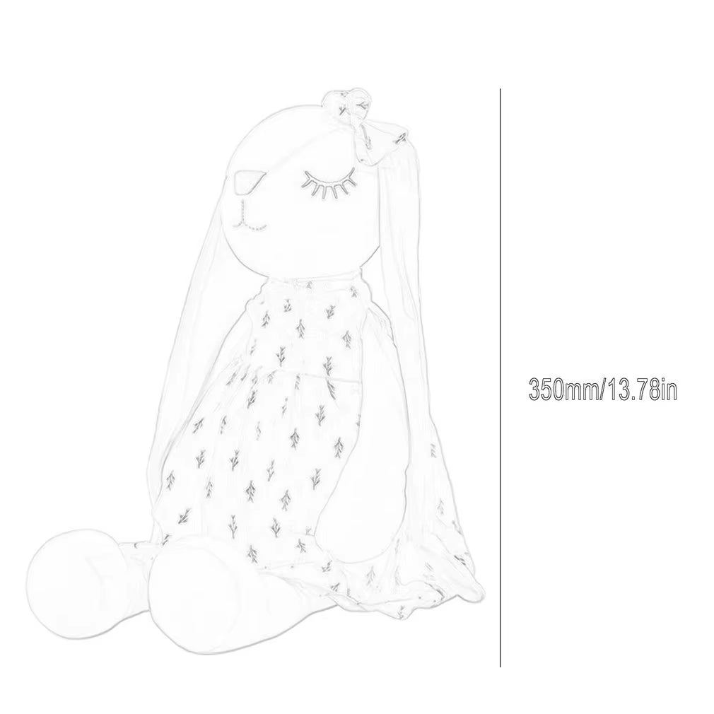35Cm/14Inch Cute Bunny by Soothing Rabbit Doll Sleeping Doll, Stuffed Animals Kids Plushie Doll Toy