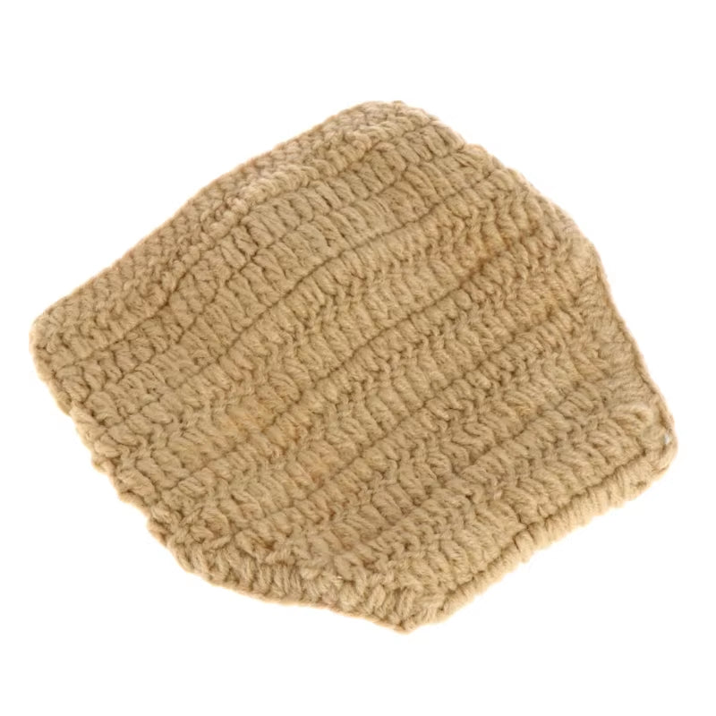 D7YD Baby Photo Props for Yoda Wool Knitted Children Photo Clothing Hat Cosplay Dress Wool Hat Photo Decoration