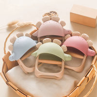 Baby Silicon Teether Toys Dinosaur Bracelet BPA Free Cute Cartoon Animal Silicone Teething Glove for Newborn Chew Teether Toys