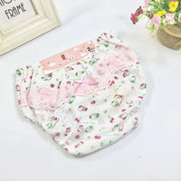 2 Pcs/Set Baby Underwear Cotton Ruffled Bow Girl Panties Newborn Baby Girl Shorts Underwear 0-2 Years