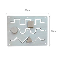 Montessori Busy Board Accessories Children Toys Training Life Skill Baby Busyboard Zipper Lock Games Sensory Toys for Babies