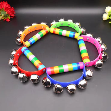 Orff Musical Instruments Wooden Baby Children'S Educational Toys for Toddler Early Education Toys Color Semicircle Hand Bells