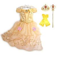 Children Princess Costume Party Fancy Flower Vestido New 2024 Christmas Birthday Carnival Dress up Rapunzel Belle Disguise Frock