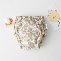 Baby Training Pants Baby Underwear Washable Cute Pattern Breathable Diaper Pants Summer Baby Diapers Cotton Learning Trousers