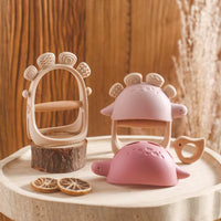 Baby Silicon Teether Toys Dinosaur Bracelet BPA Free Cute Cartoon Animal Silicone Teething Glove for Newborn Chew Teether Toys