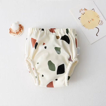 Baby Training Pants Baby Underwear Washable Cute Pattern Breathable Diaper Pants Summer Baby Diapers Cotton Learning Trousers