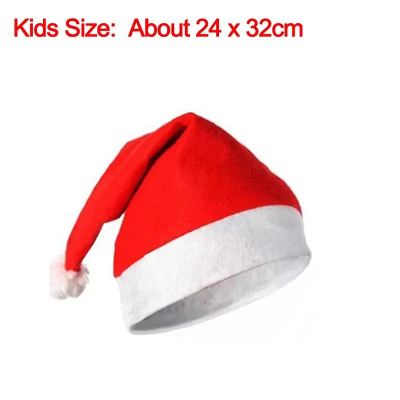 Christmas Hat Red Adult Children Christmas Hat Santa Claus Hat Christmas Gifts Christmas Decorations