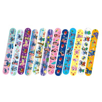 12PCS Lilo&Stitch Toys Stitch Wristbands a Aariety of Anime Doll Characters Children Pat Circle Educational Birthday Gifts